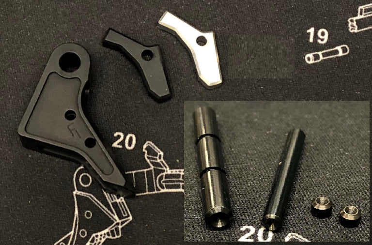 Bomber FI-style CNC Aluminum Trigger for Marui / WE / VFC Airsoft