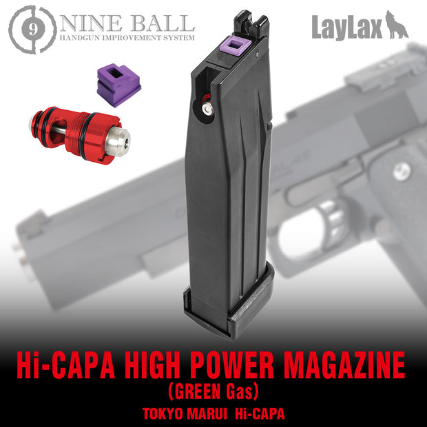 NINE BALL TM STYLE HIGH POWER HI CAPA ( 30RDS) MAGAZINE - BLACK