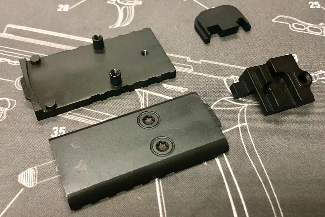 Bomber CNC Steel G19X MOS Slide Kit for Umarex / VFC G19X GBB