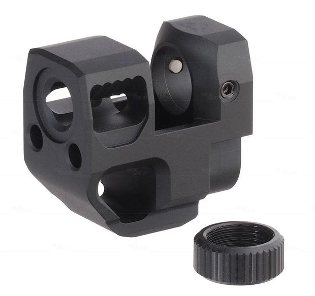 PRO ARMS Killer Style Compensator for VFC M17 / M18 / XCARRY GBB Airsoft - Black