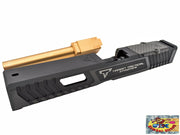 Bomber CNC Aluminum T-style G17 RMR Cut Slide Kit for Tokyo Marui G17 Gen3 GBB series