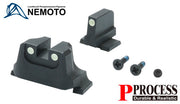 Guarder Steel Luminous Sight Set For MARUI M&P9L - White