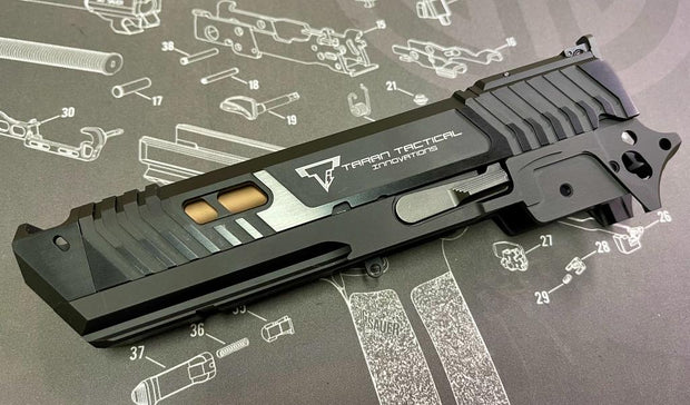 FPR x BM Custom Aluminum T-Style Pit Viper Kit for Marui TM Hi-Capa GBBP Airsoft series