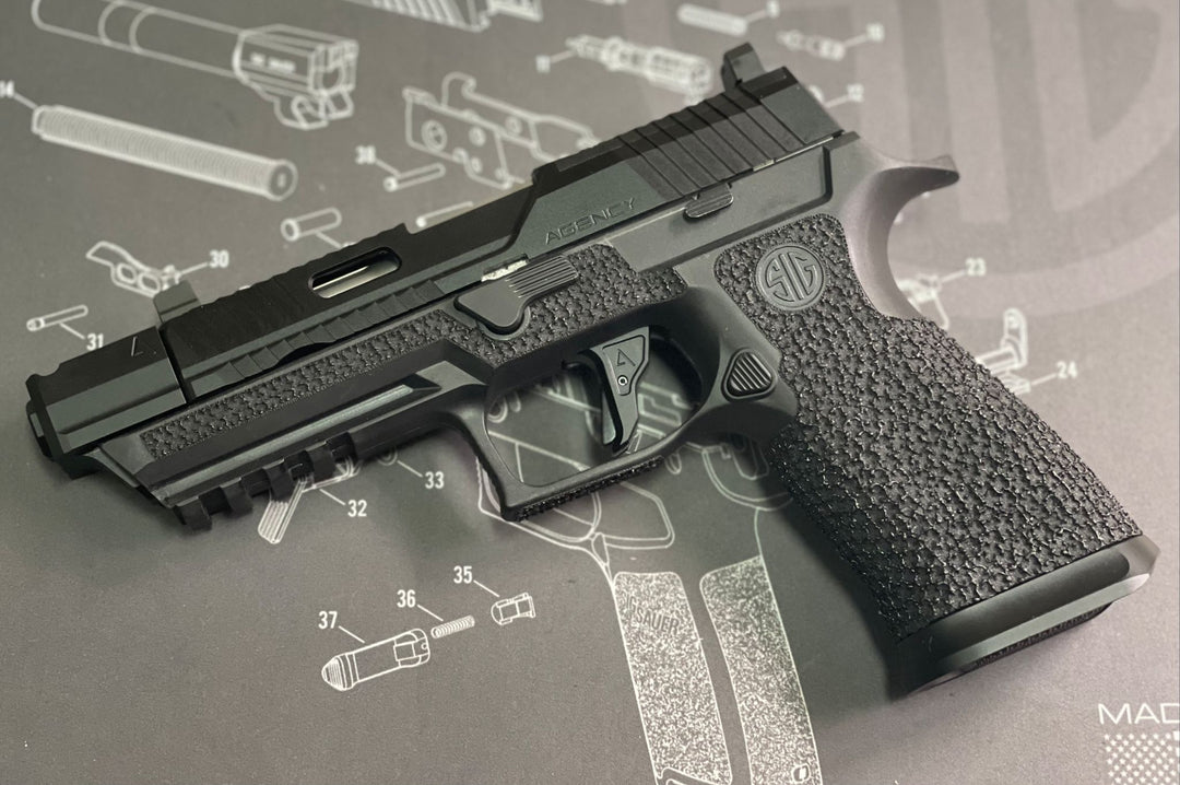 Boomarms Custom - AGA-Style P320 X-Series Custom Polymer Frame for SIG