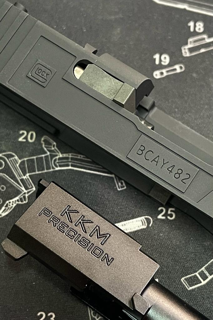 Bomber CNC Aluminum G19 RMR Slide Kit ( 10-8) for Tokyo Marui G19 Gen4 ...