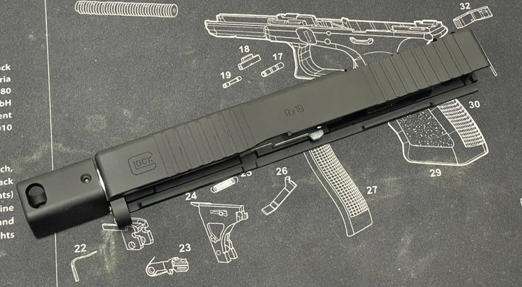 東京マルイG19TTIスライド 東京マルイG19TTIスライド Detonator マルイG19用TTI Glock 19