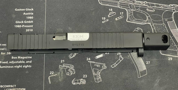 Bomber CNC Aluminum G19 RMR Slide Kit ( Threaded barrel w/ Comp