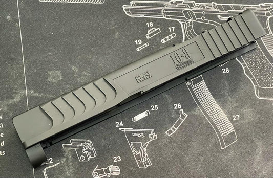 Bomber CNC Aluminum G19 RMR Slide Kit ( 10-8) for Tokyo Marui G19 Gen4 GBB series