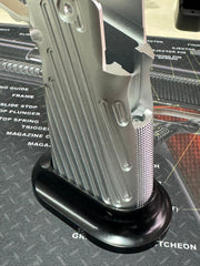 Bomber CNC Aluminum Hugh Infinity Magwell for Aluminum Grip / Tokyo Marui Hi-Capa GBB - Black