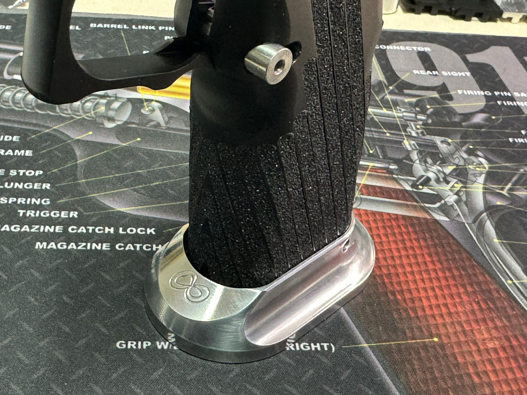 Bomber CNC Aluminum Hugh Infinity Magwell for Aluminum Grip