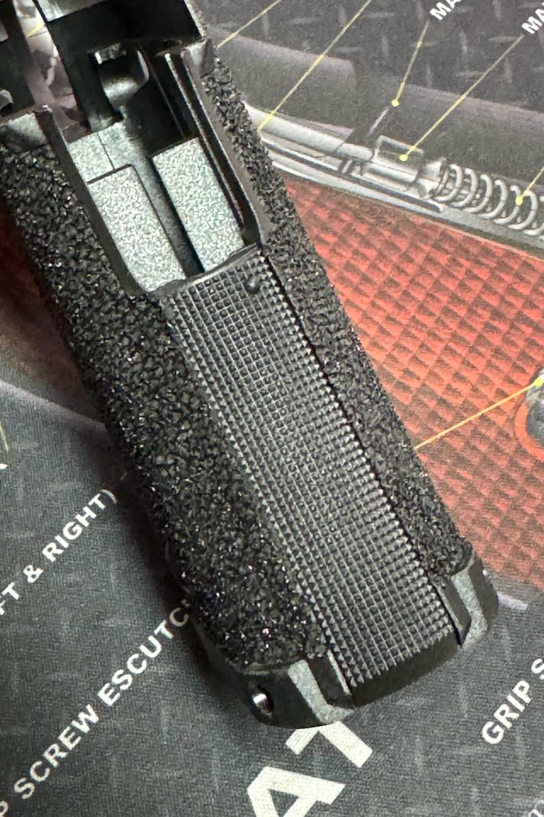 Boomarms Custom - Stippling T style Custom Polymer Grip for Marui Hi-C
