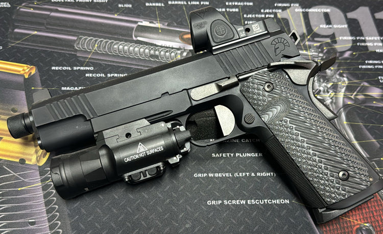 NOVA GN Style Aluminum Slide & Frame Kit for Marui Strike Warrior