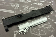 Bomber CNC Aluminum P320 NOS style ( Reptile KP Cut ) slide for SIG M17/18 Airsoft GBB series