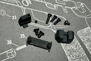 Bomber CNC Aluminum P320 NOS style ( Reptile KP Cut ) slide for SIG M17/18 Airsoft GBB series