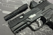 Nova CNC Aluminum P320 NOS style ( Reptile KP Cut ) slide for SIG M17/18 Airsoft GBB series