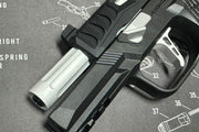 Bomber CNC Aluminum P320 NOS style ( Reptile KP Cut ) slide for SIG M17/18 Airsoft GBB series