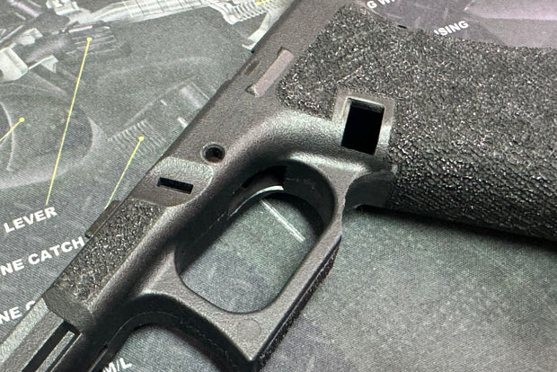 Boomarms Custom - T-style Stippling Lower Frame for Umarex G45 Airsoft GBB - Snake Eyes version