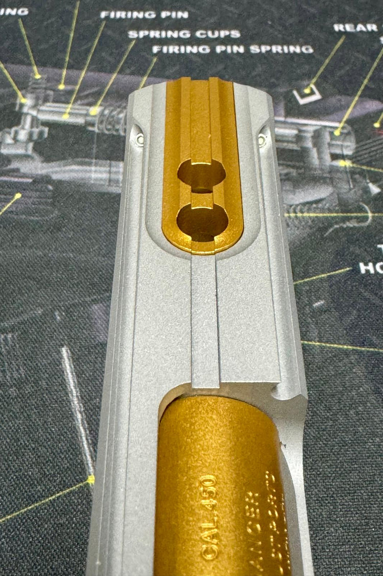 Bomber CNC Aluminum 3.9inch SV TIKI Kit for Marui Hi Capa - Shiny