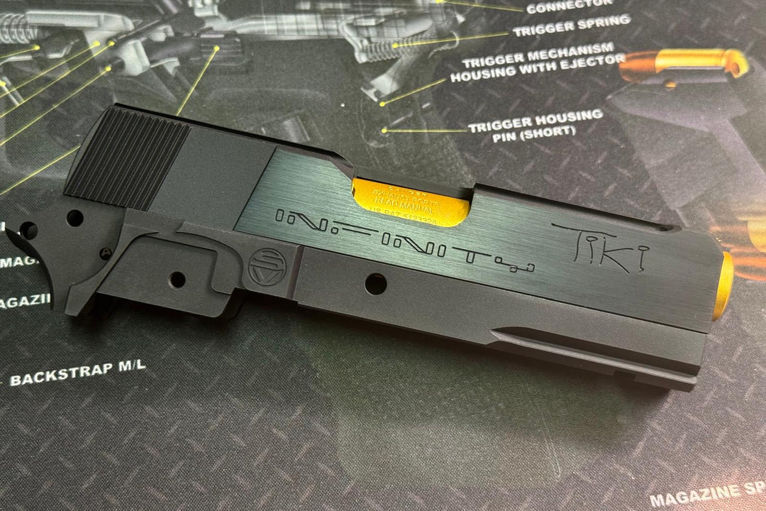 Bomber CNC Aluminum 3.9inch SV TIKI Kit for Marui Hi Capa - Shiny