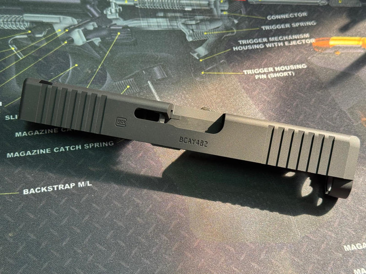 東京マルイ b&t usw_g cnc glock19 agency arms Bomber CNC Aluminum G19 ( WC-style ) Slide Kit for Tokyo Marui G19