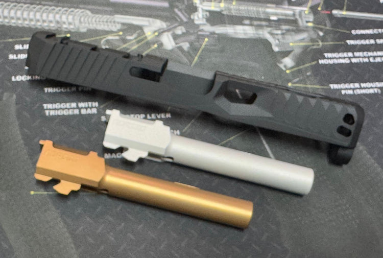 Bomber CNC Aluminum G17 (NOS style) Reptile XP Slide Kit for