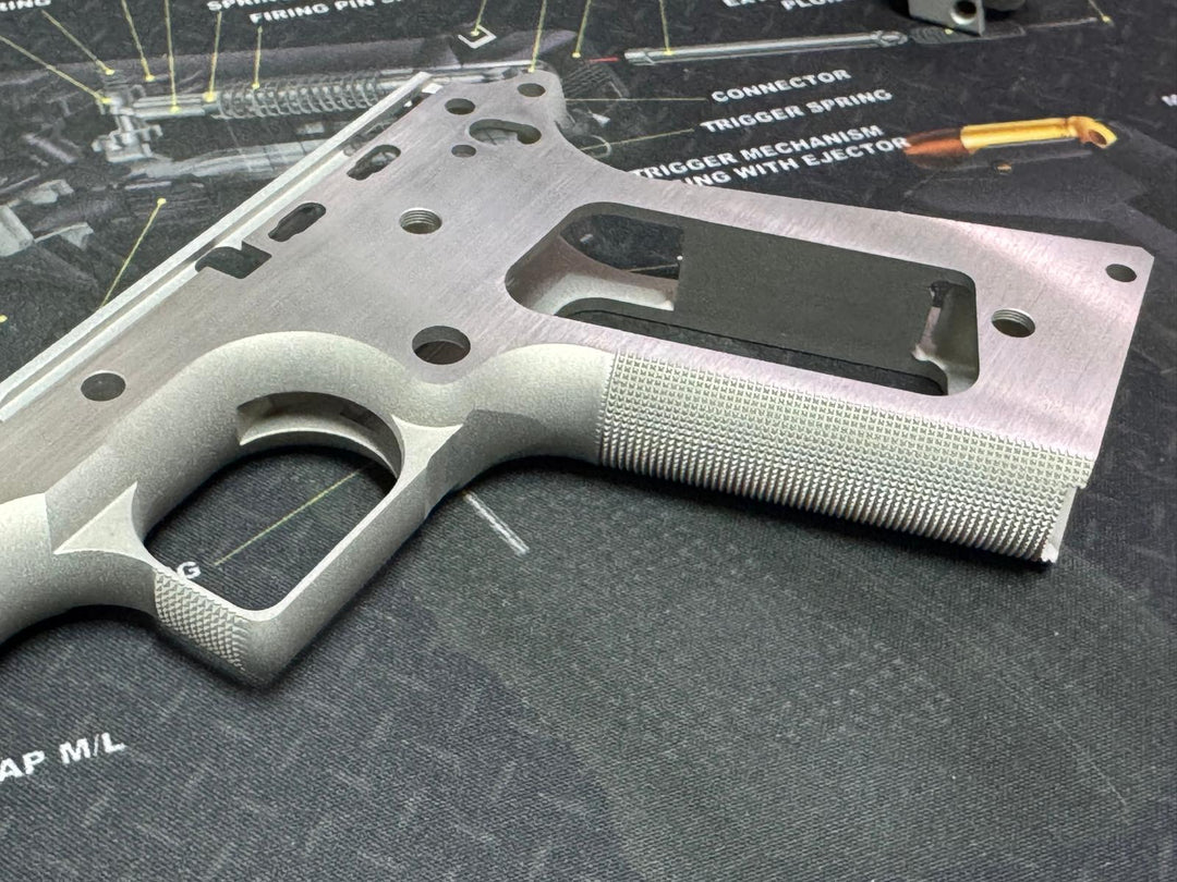 Bomber CNC Aluminum SV style 1911 Square Trigger Guard Frame set