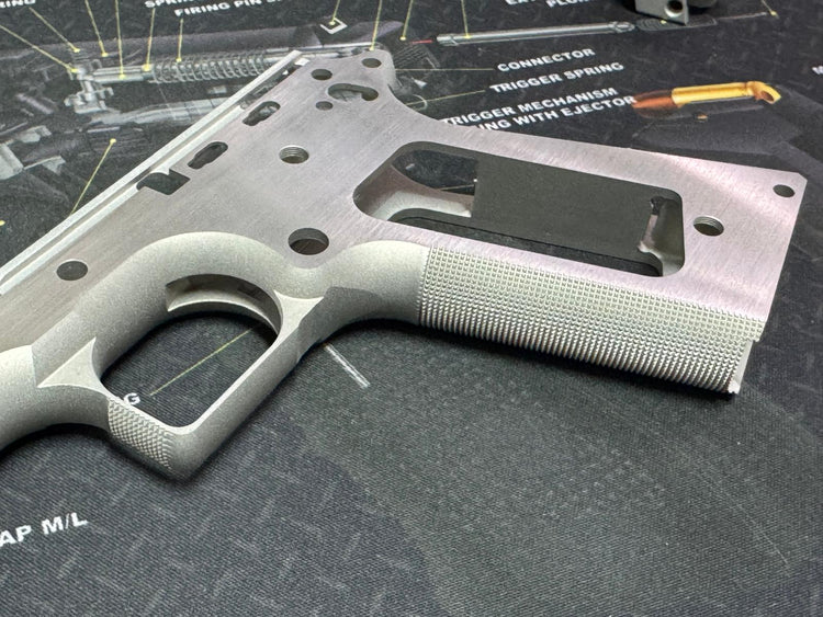 Bomber CNC Aluminum SV style 1911 Square Trigger Guard Frame set