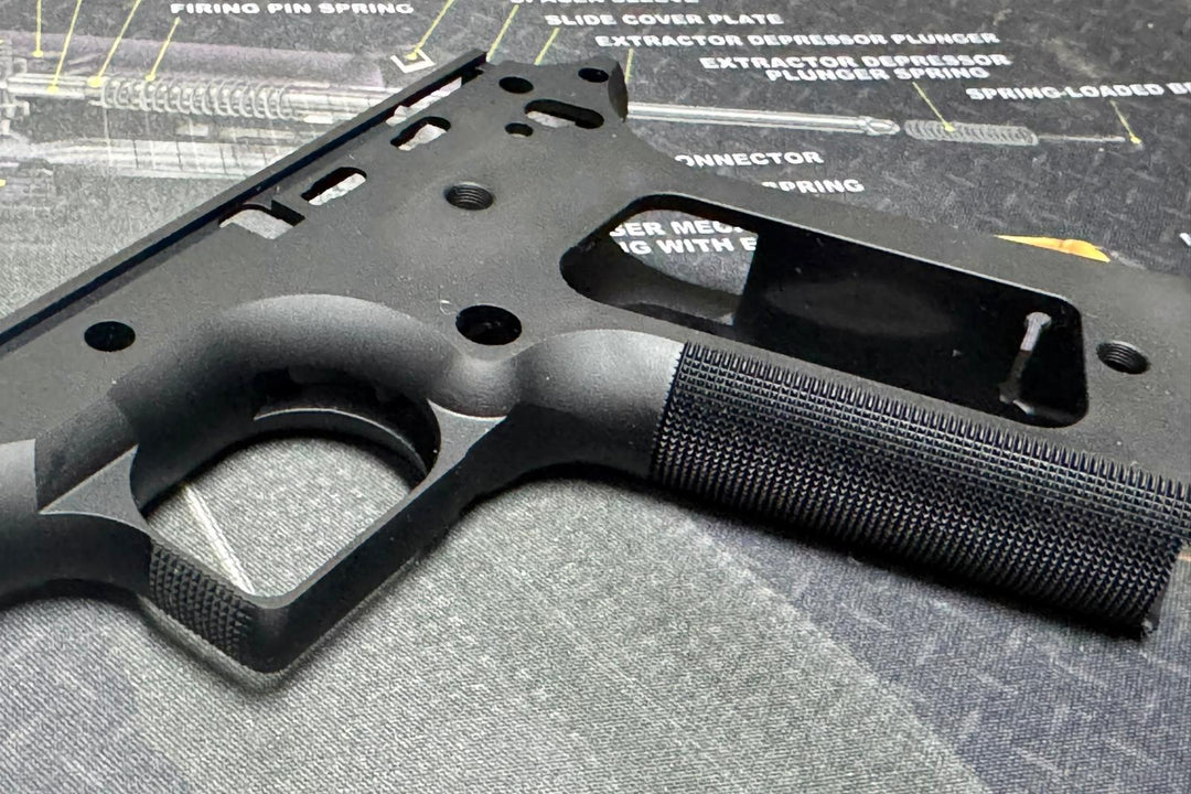 Bomber CNC Aluminum SV style 1911 Square Trigger Guard Frame set
