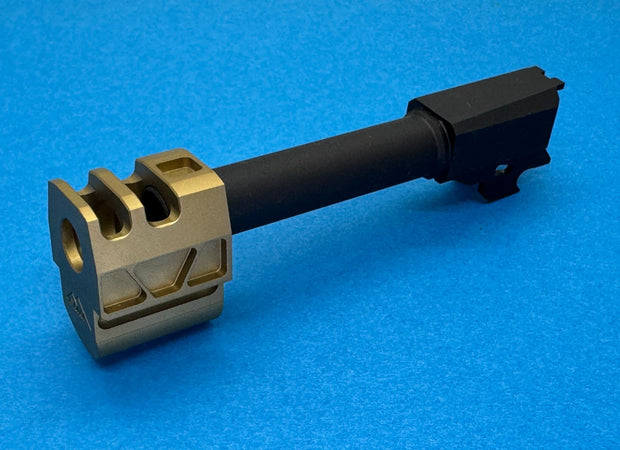 Pro-Arms Steel PM Style Outer Barrel With Ultra Compensator For SIG AIR / VFC P320 M18 X Carry GBB Series