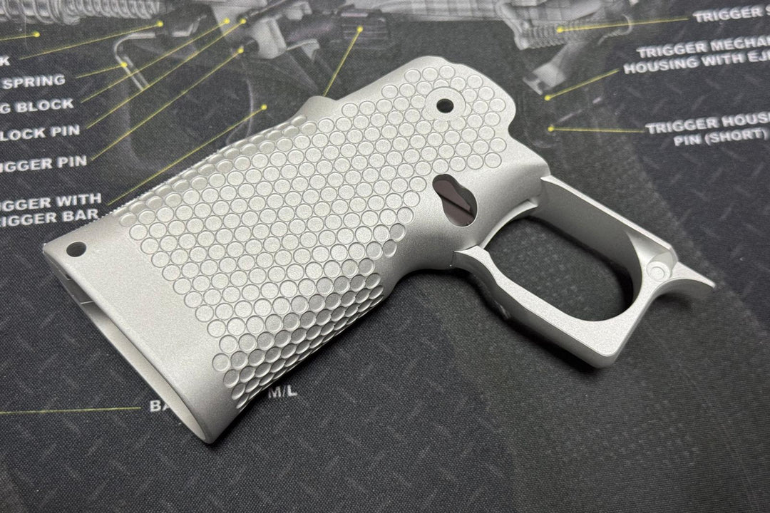 Bomber CNC Aluminum Infinity Micro Pocket style Compact Grip for