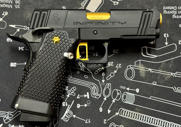 Boomarms Custom - Infinity SV Compact 3.9 inch Hicapa Airsoft GBB Pist