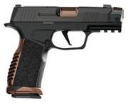 BPW CNC Aluminum P365 RA Style Backstrap + Magwell for P365 X-macro Polymer frame