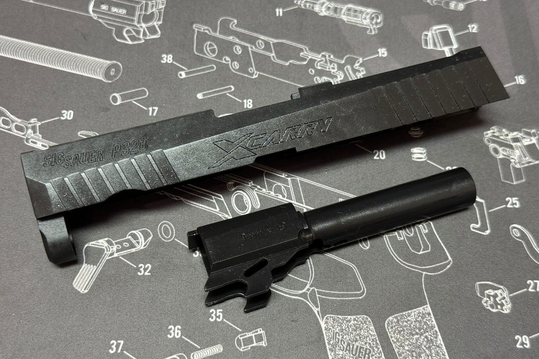 Bomber CNC Steel P320 X-carry Slide set for SIG / VFC M17/18 GBB