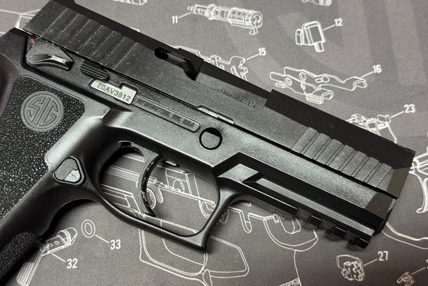 Bomber CNC Steel P320 X-carry Slide set for SIG / VFC M17/18 GBB Bomber CNC Steel P320 X-carry Slide set for SIG / VFC M17/18 GBB