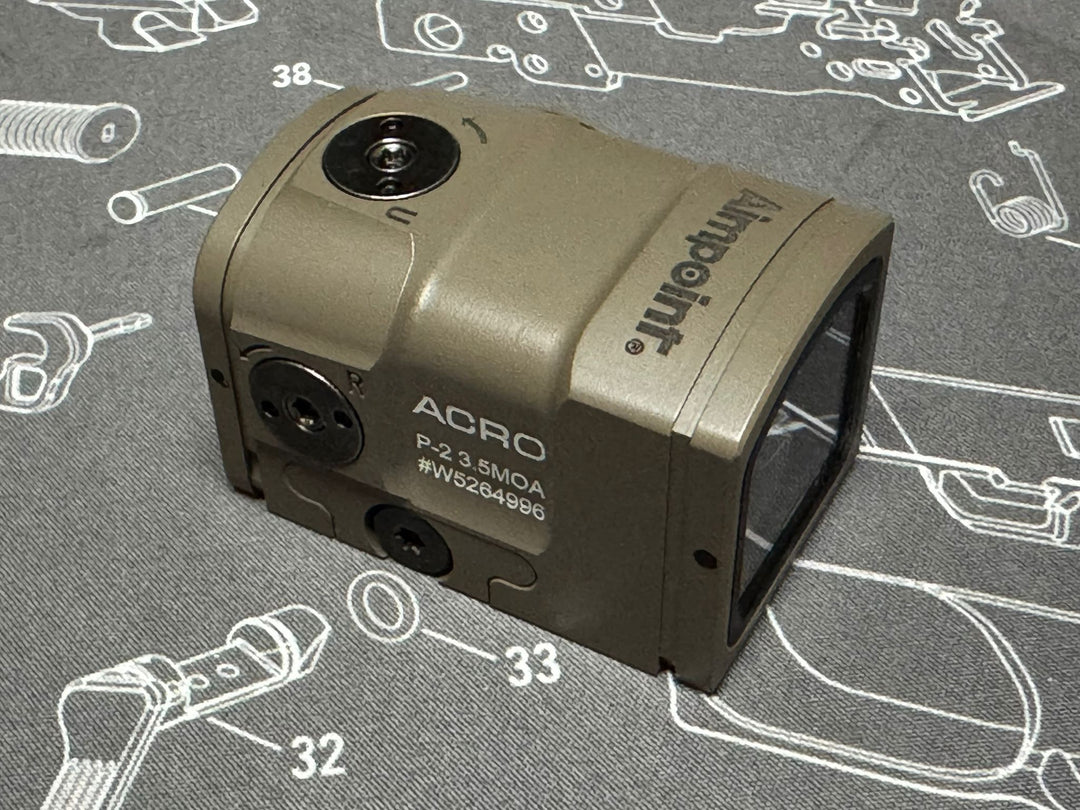 Evolution Gear New gen ACRO P2 red dot sight - Deluxe version