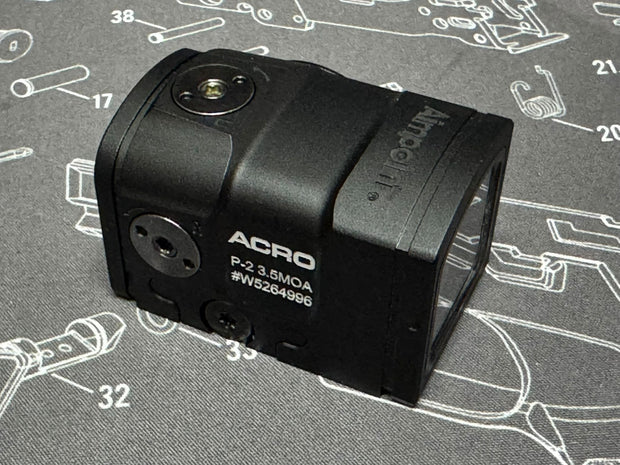 Evolution Gear New gen ACRO P2 red dot sight - Deluxe version