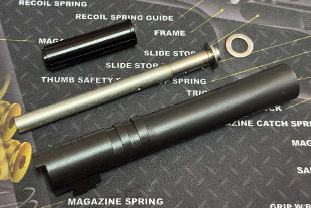 Bomber CNC Aluminum Slide & Frame Kit **Tri-arc style (RMR) for Marui Hicapa GBB Series
