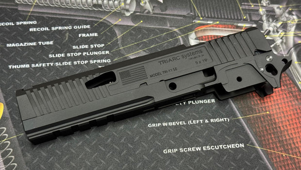 Bomber CNC Aluminum Slide & Frame Kit **Tri-arc style (RMR) for Marui Hicapa GBB Series