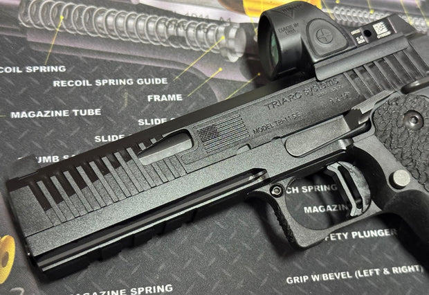 Bomber CNC Aluminum Slide & Frame Kit **Tri-arc style (RMR) for Marui Hicapa GBB Series
