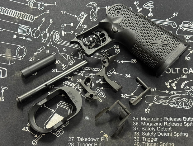 EMG Staccato Licensed Full CNC Steel slide Limited Edition XC 2011 ( 5 inch ) RMR Full kit