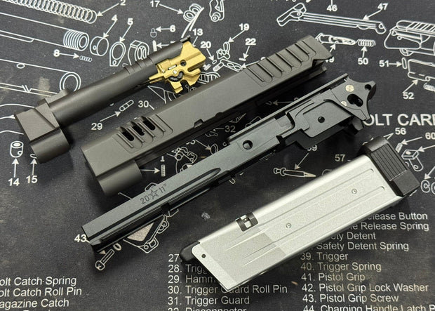 EMG Staccato Licensed Full CNC Steel slide Limited Edition XC 2011 ( 5 inch ) RMR Full kit