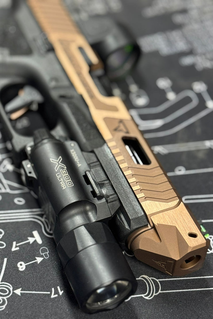 Bomber T-style Ballerina RMR slide set for Marui G17 Gen5 GBB Airsoft ( Official version )