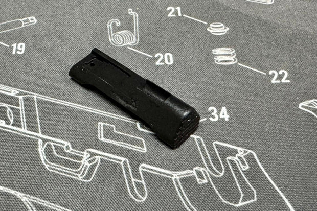 Bomber CNC Steel Magazine Catch for Tokyo Marui P320 GBB series