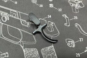 Bomber CNC Steel Trigger for Tokyo Marui P320 Airsoft GBB series