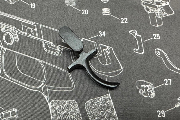 Bomber CNC Steel Trigger for Tokyo Marui P320 Airsoft GBB series