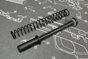 Bomber CNC Steel 150% Recoil Spring Guide Rod for Tokyo Marui P320 GBB Series