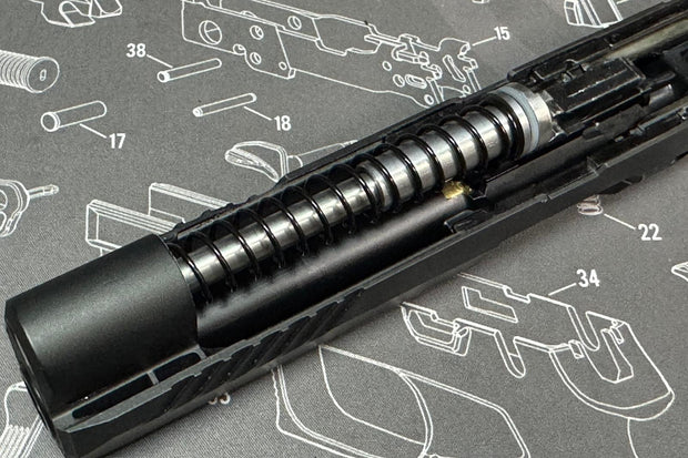 Bomber CNC Steel 150% Recoil Spring Guide Rod for Tokyo Marui P320 GBB Series