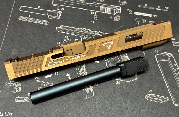 Bomber CNC Aluminum T-style G17L Copperhead RMR Cut Slide Kit for