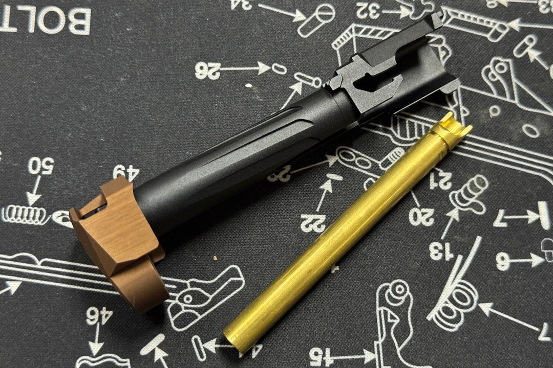 Bomber T-style Combat Master XR G45 RMR slide set for Marui G17