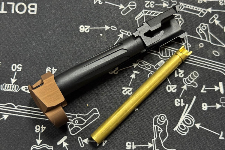 Bomber T-style Combat Master XR G45 RMR slide set for Marui G17